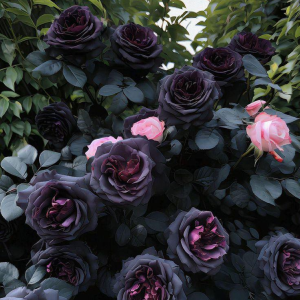 Роза Черная купить по цене от 450р. в интернет-магазине «Посадика» с доставкой почтой в в Гагарине и по всей России – [изображение №1].