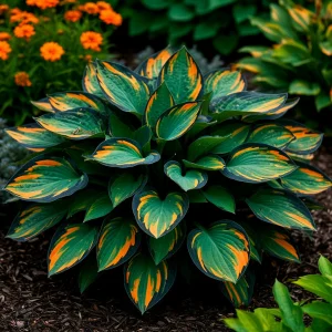 Хоста Бархатный Полог купить по цене от 560р. в интернет-магазине «Посадика» с доставкой почтой в в Гагарине и по всей России – [изображение №1].