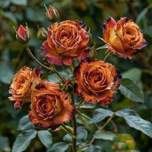 Роза плетистая Оранжевый Бриллиант купить по цене от 450р. в интернет-магазине «Посадика» с доставкой почтой в в Гагарине и по всей России – [изображение №1].